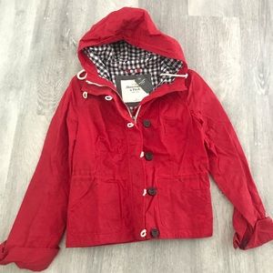 Abercrombie jacket rain jacket rare  size medium new